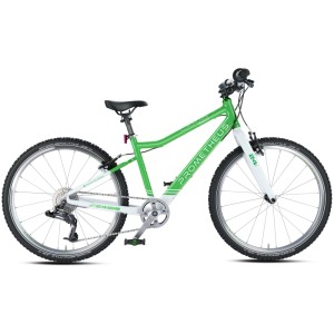 PROMETHEUS Kinderfahrrad 24 Zoll in Grün/Weiß mit 8-Gang SRAM Schaltung.