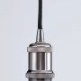 Vintage Lampenfassung E27 in Schwarz-Gunmetall für Lampen & Leuchten.