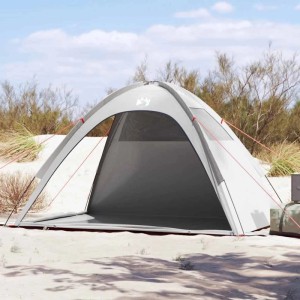 vidaXL Strandzelt Grau Wasserdicht 94528