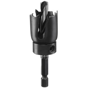 Bosch Lochsäge 25mm für Spot-Strahler, geeignet für Holz und Gipskarton, mit Sechskantschaft.