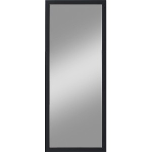Rechteckiger Rahmenspiegel Beach, 40x100 cm, mit schmalem, schwarzen Rahmen. Ideal als Wandspiegel.