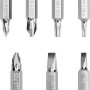 LUX Multi Bit Schraubendreher-Set, 14-in-1, verschiedene Bits aus S2-Stahl, z.B. PH, PZ, TX, SL