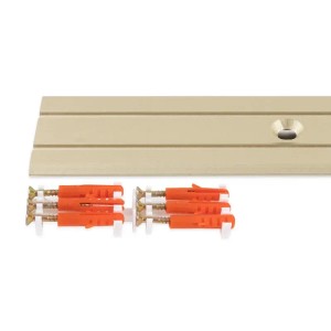 KARAT Winkelprofil Sahara vorgebohrt, 100cm mit Schrauben und Dübeln.
