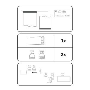 Anleitung: Gardinia Profil zum Klipsen für Flächenvorhangstoffe, Montagehinweise.