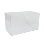 Leeres, transparentes Kunststoff-Aquarium (34x19x19cm) von Exotenherz, ideal für Terrarien.