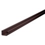 Inefa Kastenrinne, 200cm, dunkelbraun. PVC Dachrinne zur Dachentwässerung.