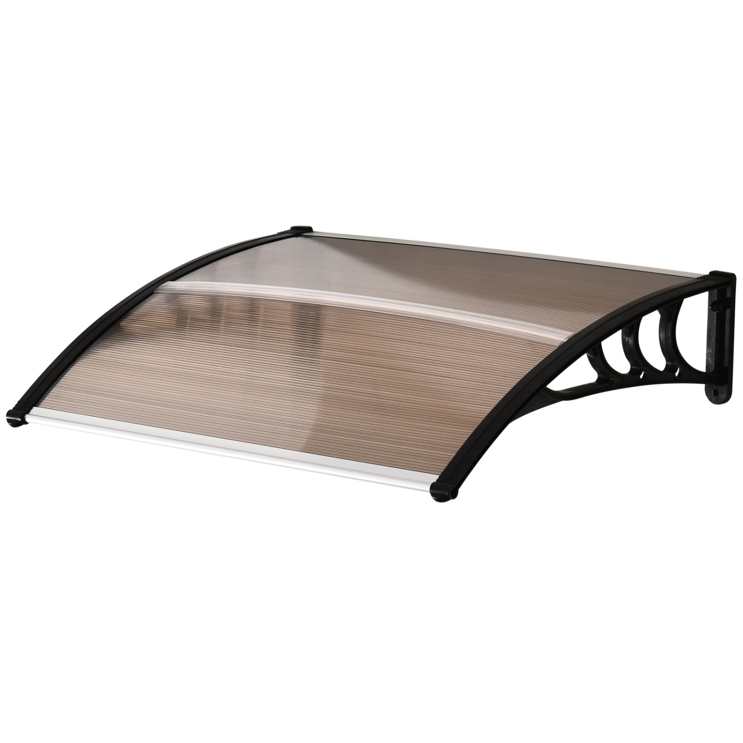 Outsunny Vordach Haustürvordach 120 x 75 cm Pultvordach Überdachung günstig online kaufen