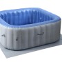 MCW Whirlpool N97 Ersatz-Pool 5 Personen Aufblasbar Eckig 180cm Grau-Blau_8