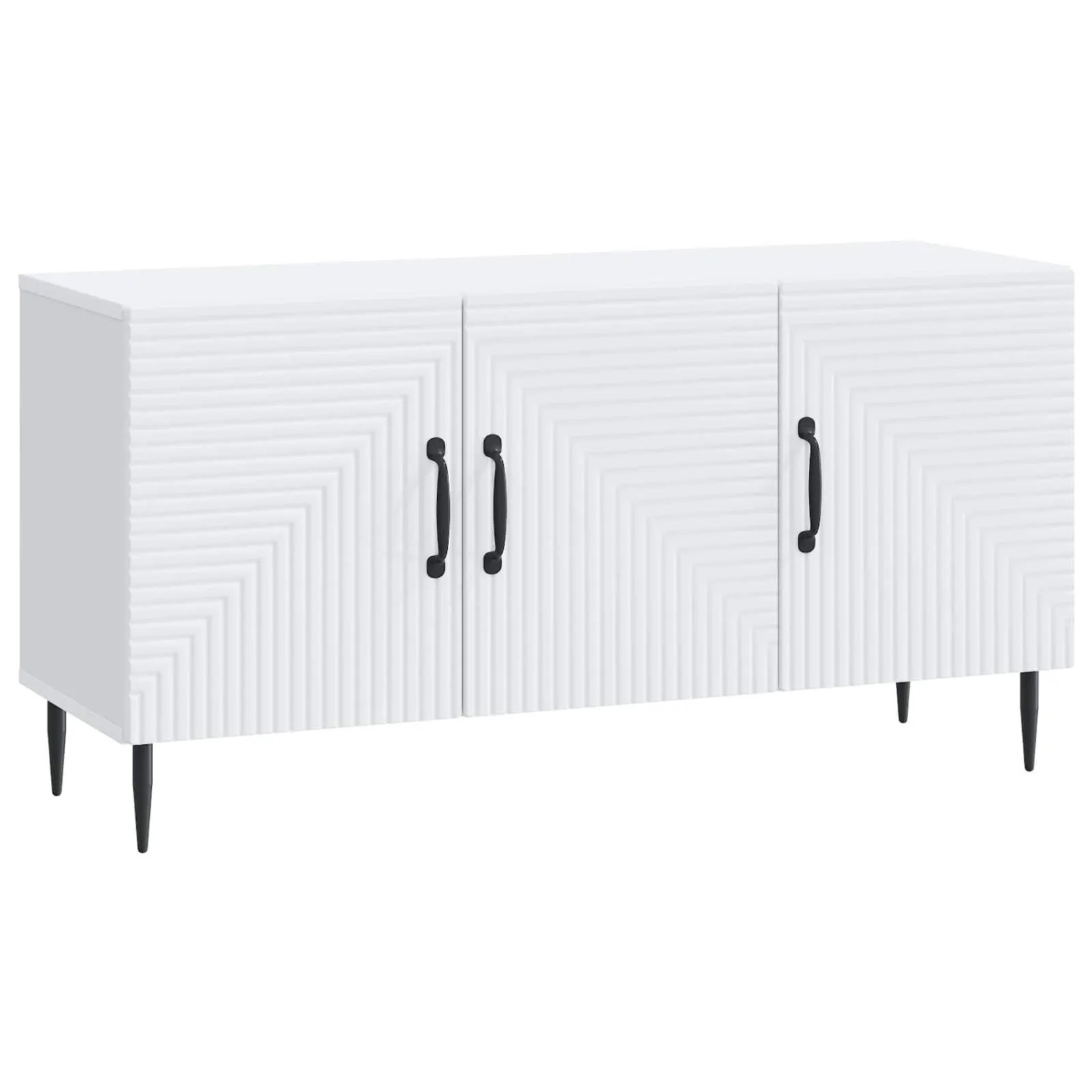 vidaXL TV-Schränk Weiß 99 x 34,5 x 50 cm Holzwerkstoff 894945
