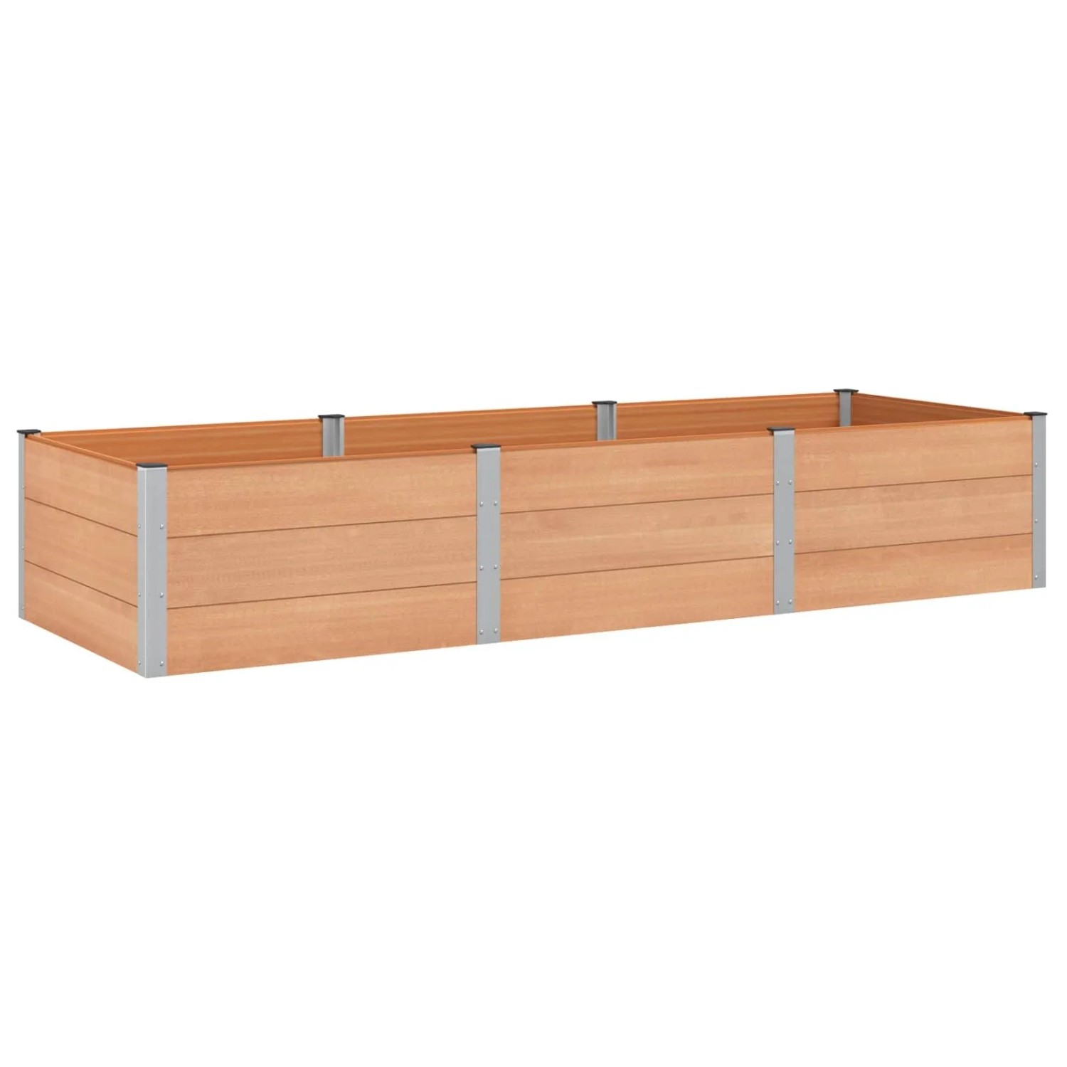 vidaXL Hochbeet Braun 300 x 100 x 54 cm 42039014
