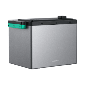ZENDURE SuperCharged AB3000L Erweiterungsbatterie, 2.88 kWh, silbernes Gehäuse.