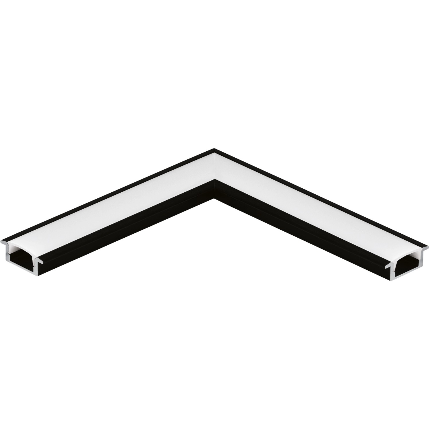 Ego Alu Eckverbinder für LED-Einbauprofil 1 Schwarz Corner Connector