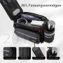 Wiltec Gepäckträgertasche Schwarz 20L Fahrradtasche Gepäckträger Gepäcktasche_4