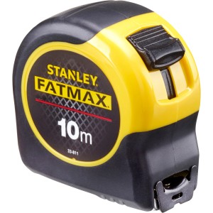Stanley FatMax Bandmaß 10m mit Blade Armor, gelb/schwarz.