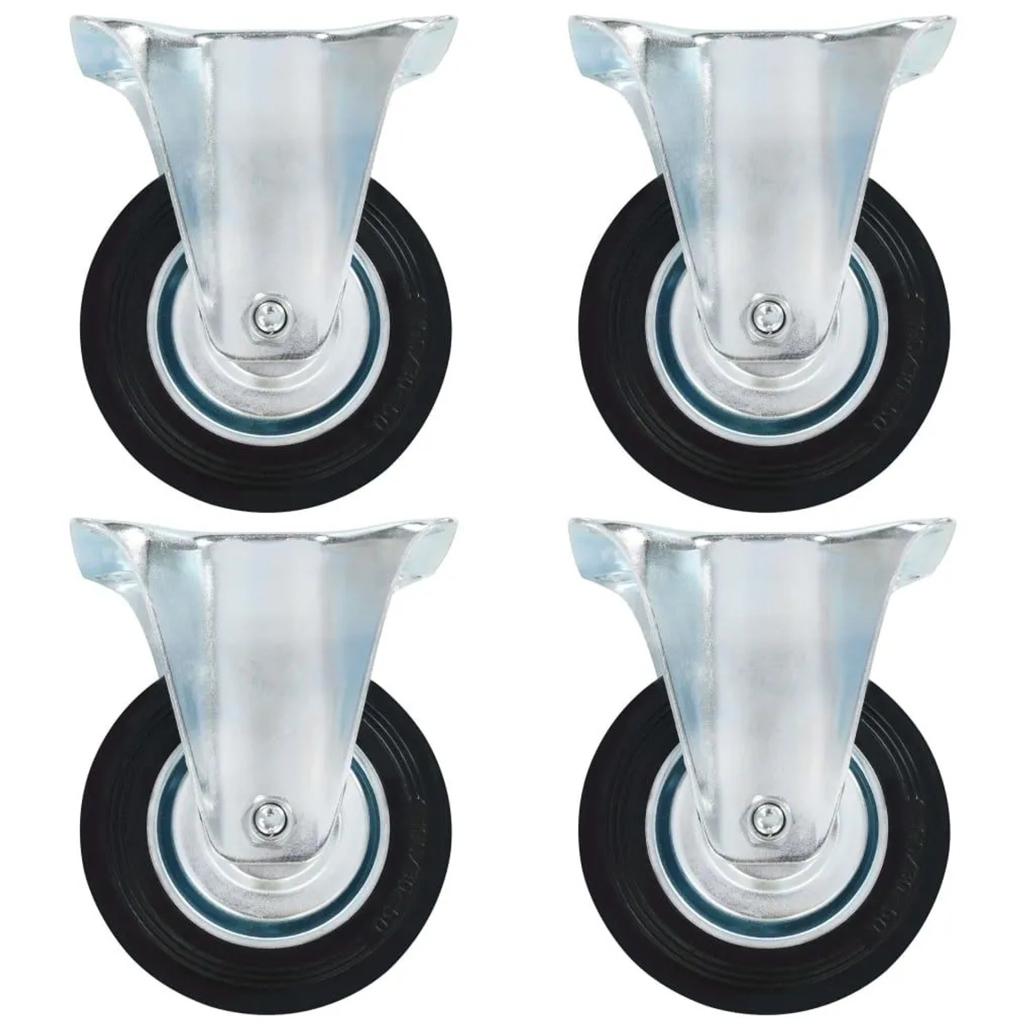 vidaXL Bockrollen 4 Stk 100 mm 143444