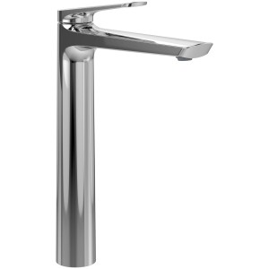 Villeroy & Boch Oasis Waschtischarmatur Erhöht Ohne Ablaufgarnitur mit Keramikkartusche Auslaufhöhe 245MM Rund Chrom