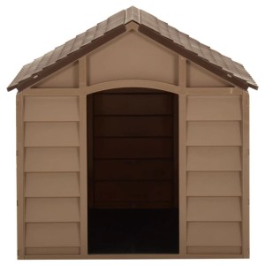 vidaXL Hundehütte Braun 71x71,5x68 cm PP 316180