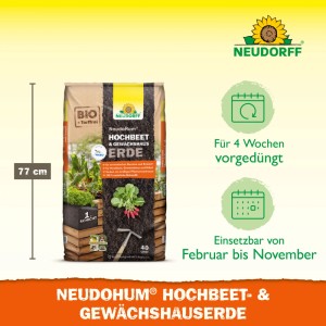 Neudorff Erde für Hochbeet- & Gewächshaus NeudoHum 40 l