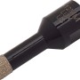 LUX Paraffinbohrer, 12 mm, für Winkelschleifer. Diamant-Lochsäge für Fliesen und Stein.