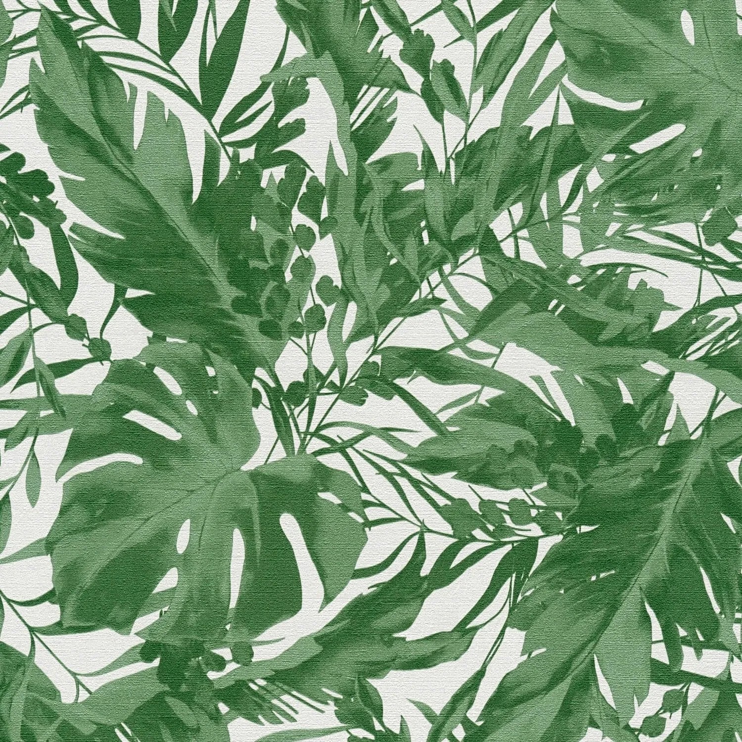 PROFHOME 790634-GU Natur Tapete Floral Grün Mint-Türkis Mai-Grün 0,53 m x 10,05 m 5,33 m2