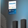 Philips Hue Secure Kontaktsensor 2er-Pack in Schwarz, zur Überwachung von Türen und Fenstern.