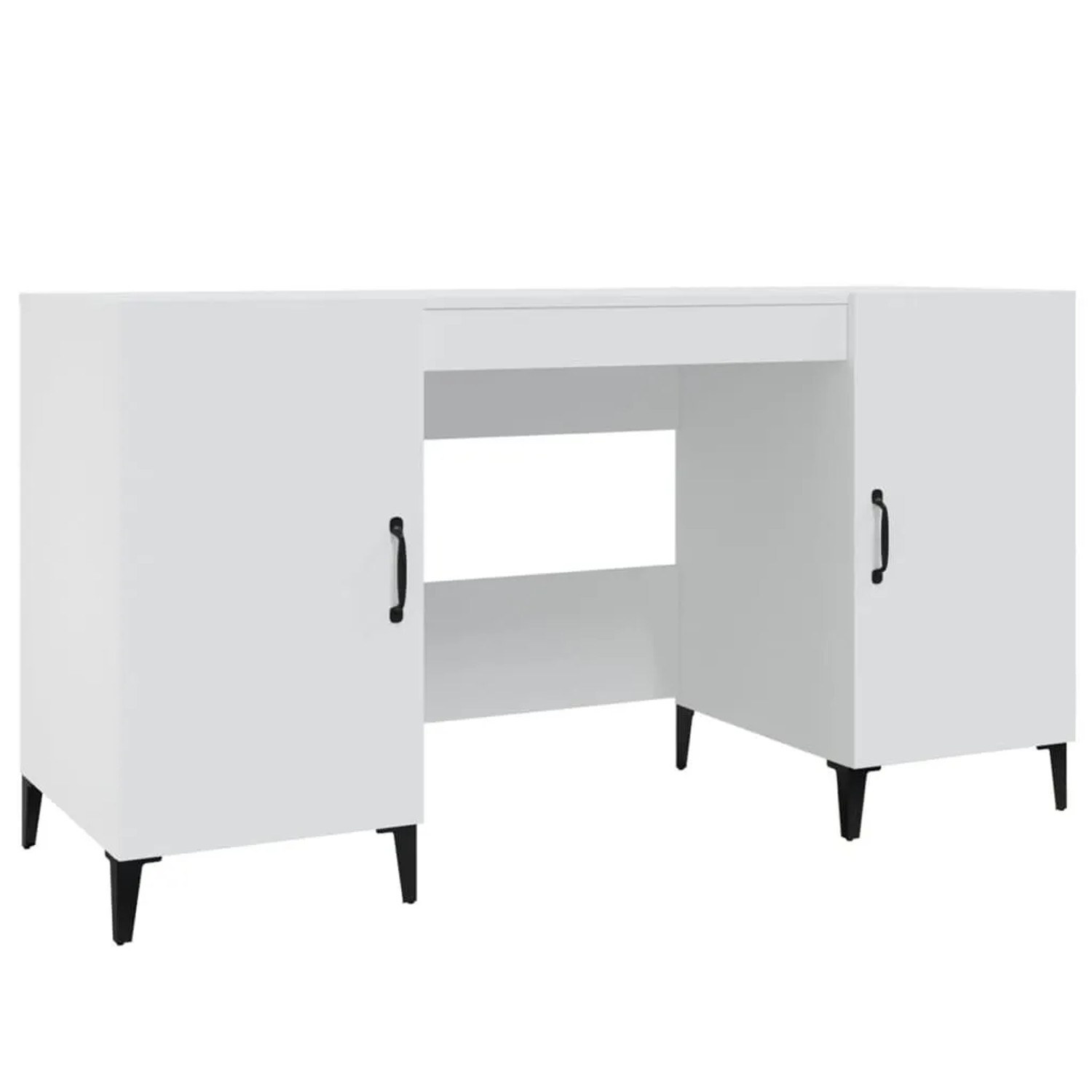 vidaXL Schreibtisch Weiß 140x50x75 cm Holzwerkstoff 812771
