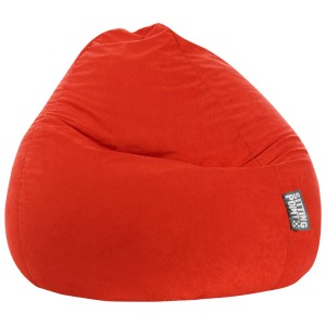 Sitting Point Sitzsack Easy, 300 l, Tomate. Bequemer, roter Sitzsack für Jugend und Erwachsene.