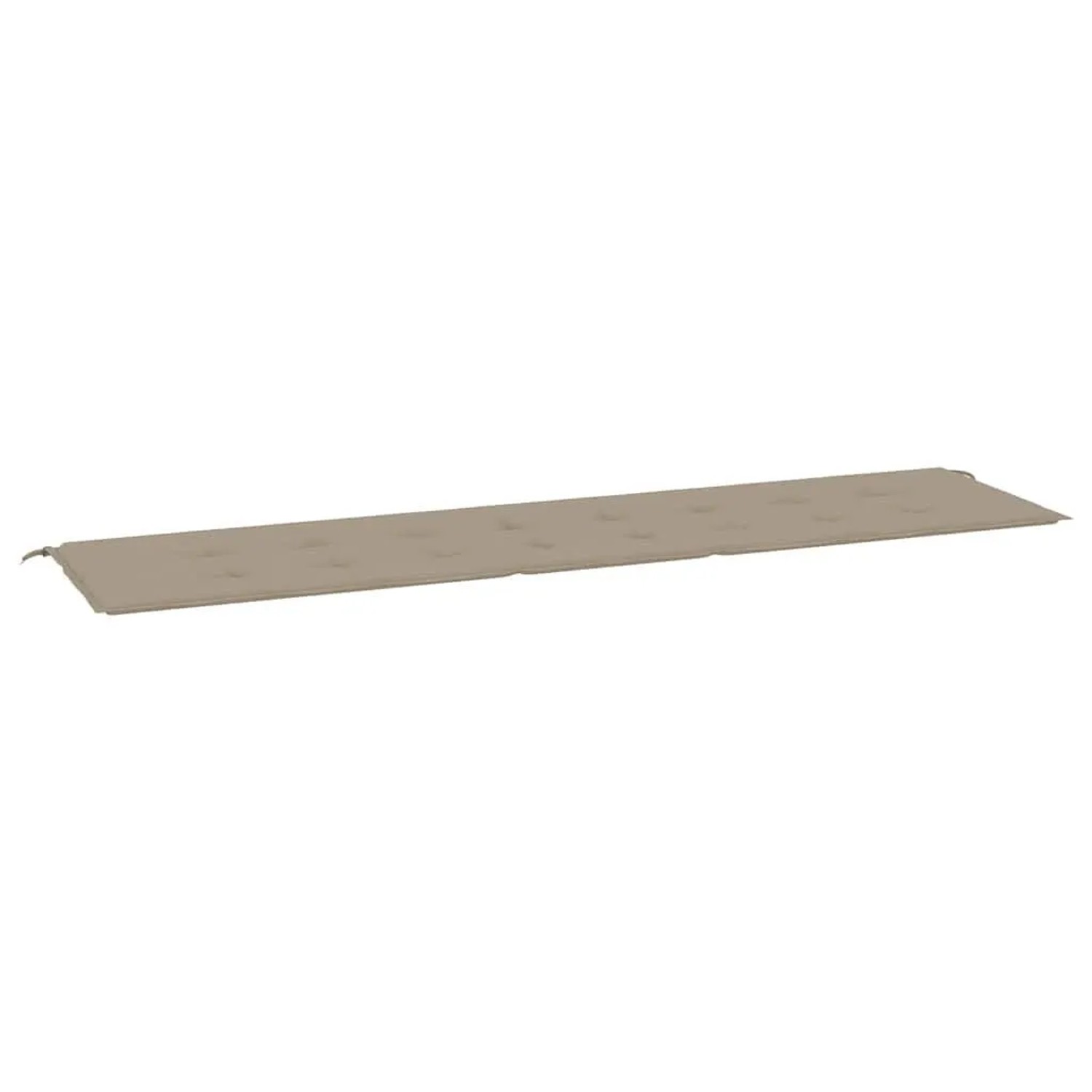 vidaXL Gartenbank-Auflage Taupe 200x50x4 cm Oxford-Gewebe 47614
