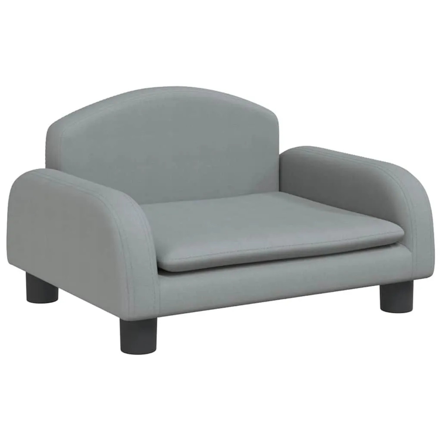 vidaXL Hundebett Hellgrau 50x40x30 cm Stoff 171971