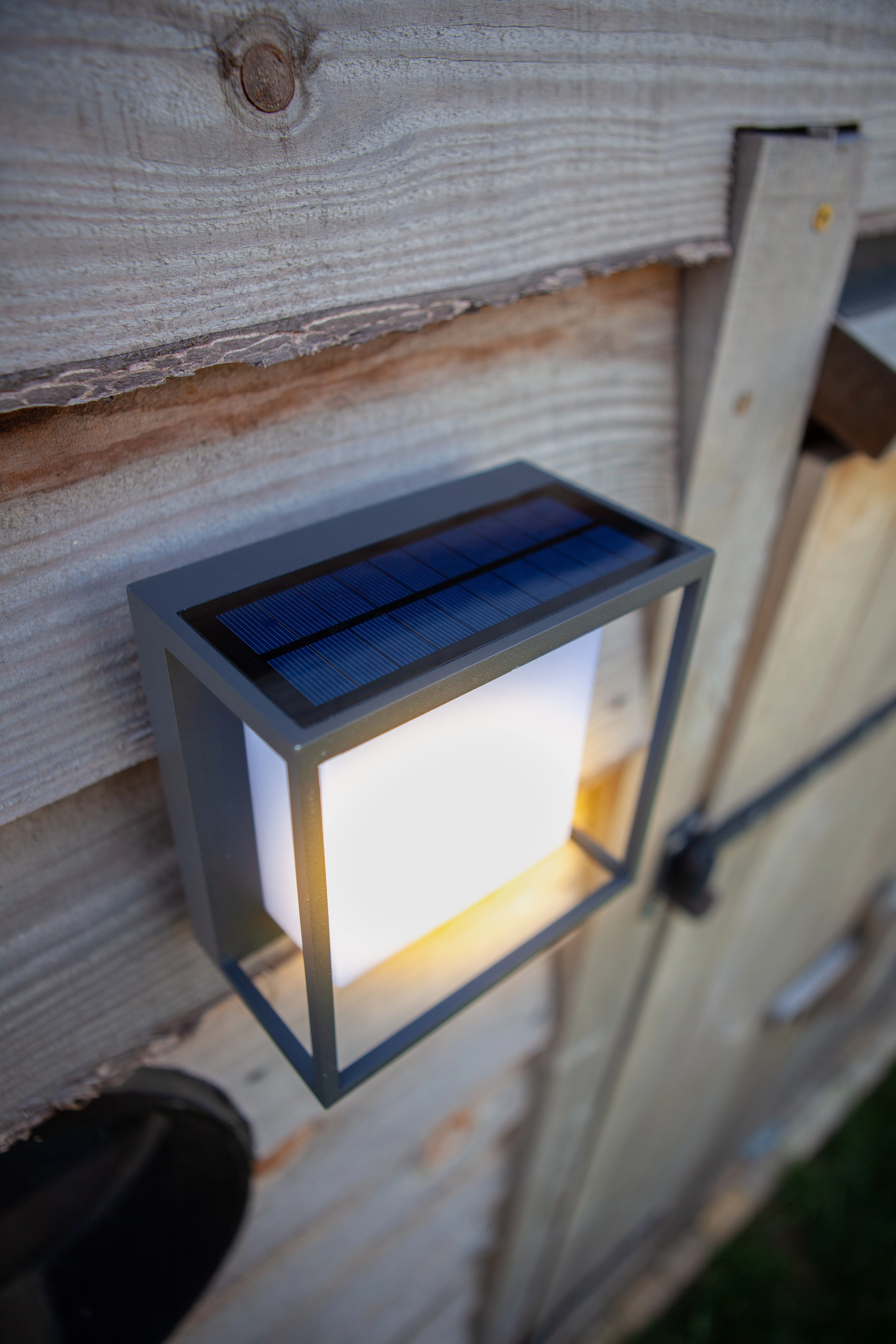 OBI mit integriertem und Curtis Solarpanel LED-Solarleuchte kaufen bei Lutec Bewegungsmelder