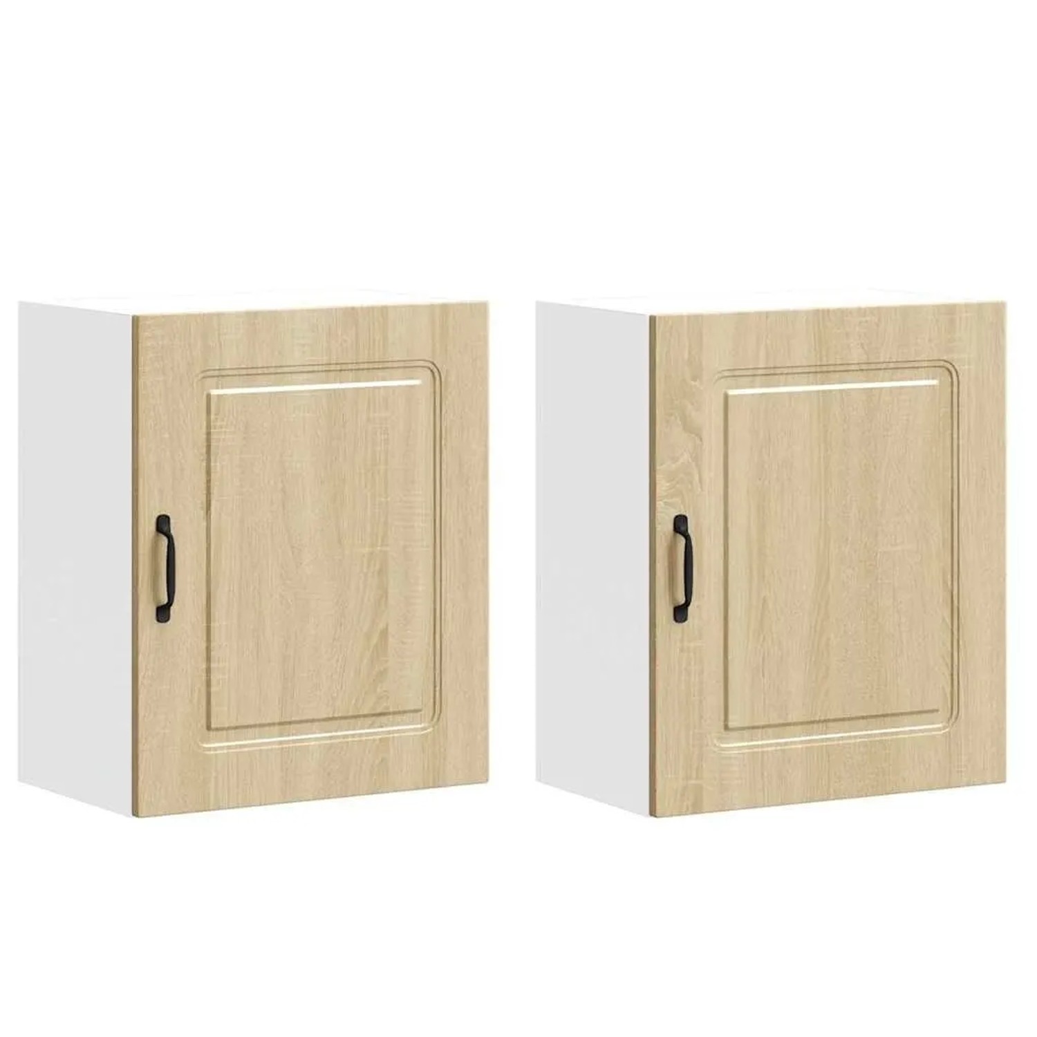 vidaXL Küchen-Hängeschränke 2 Stk Kalmar Sonoma-Eiche Holzwerkstoff 853564