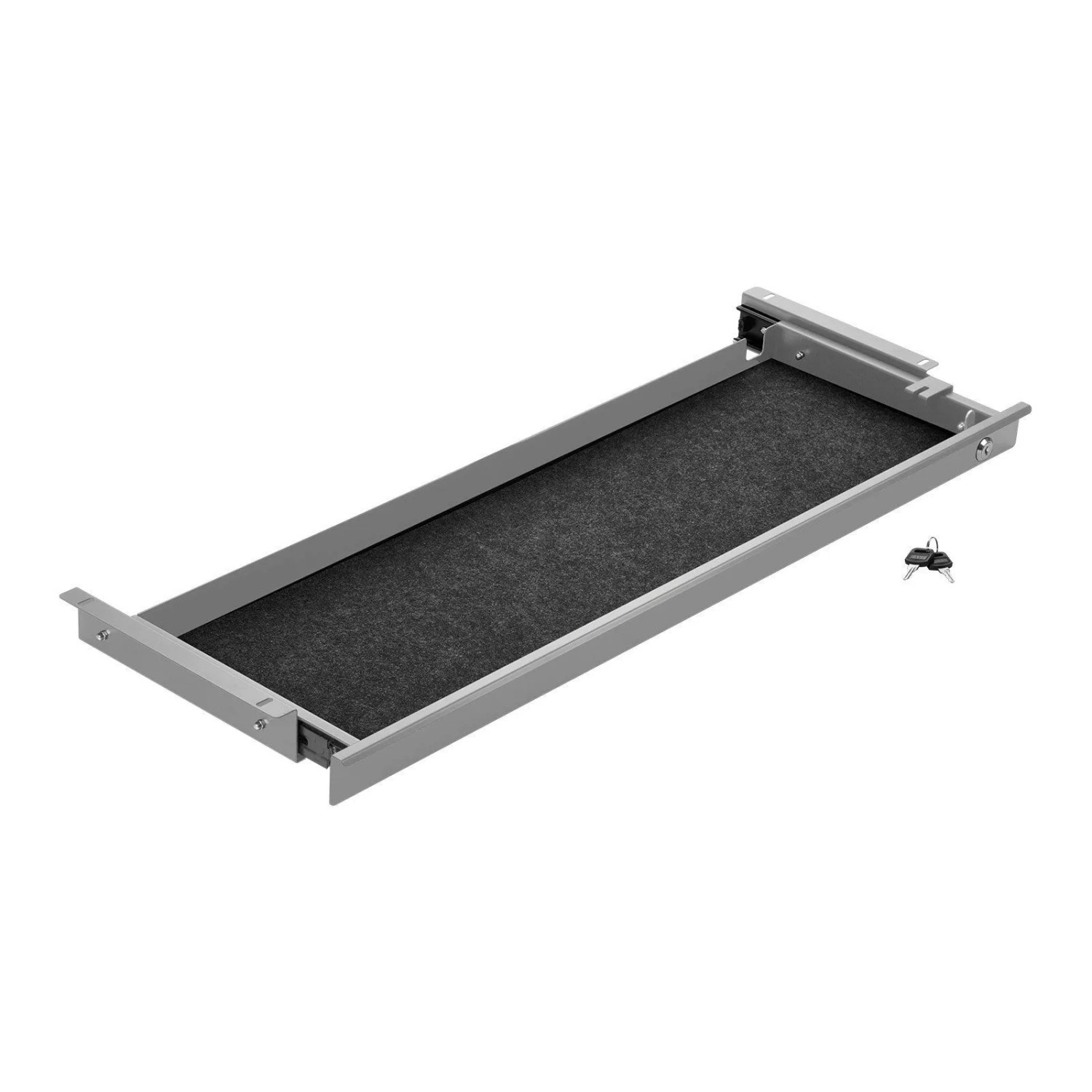 SOTECH CAVO Unterbau Dokumentenschublade 850 x 265 x 45 mm Grau Abschließbar