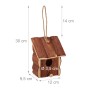 Relaxdays Vogelhaus Holz Natur Mit Schlaufe 30 cm x 12 cm x 9,5 cm 0,3 kg_4