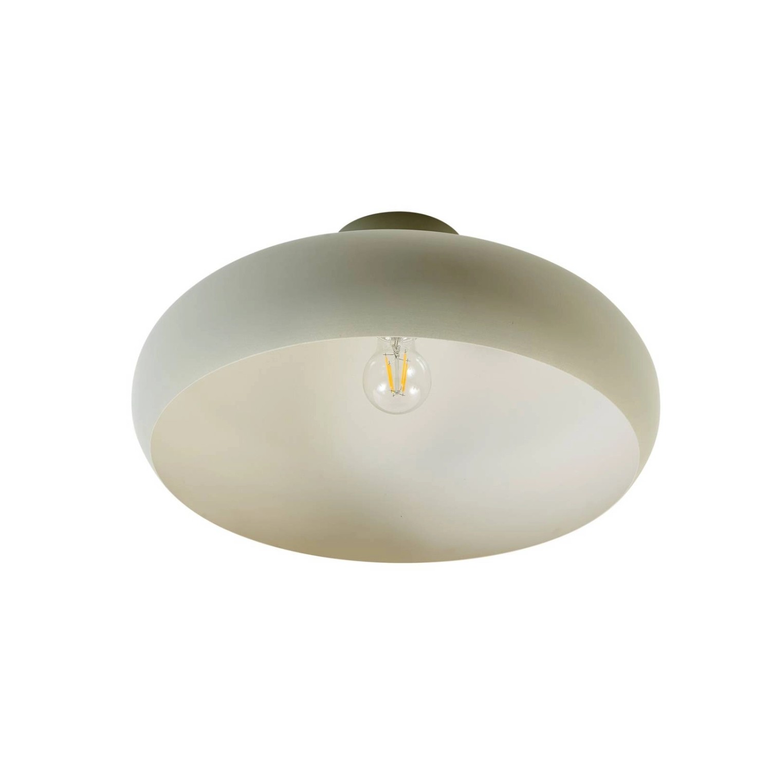 Lindby Deckenlampe Elover 10030147 Modern in Grün aus Metall 1-flammig E27 günstig online kaufen