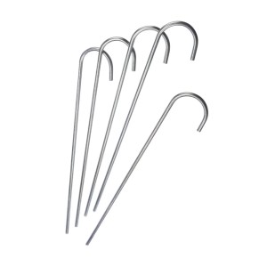 Westfalia Bodenanker XXL Metall Silber 75 cm