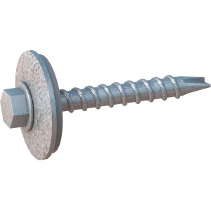 SDF Dach- & Fassadenbauschraube, Alu-Natur, 6x38 mm, zur Befestigung von Dachblechen.