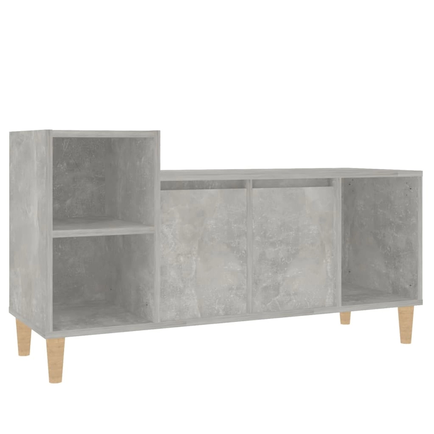 Vidaxl Tv-schrank Betongrau 100x35x55 Cm Holzwerkstoff günstig online kaufen