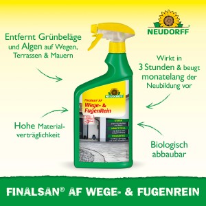 Neudorff Finalsan AF Wege- und Fugenrein 1 l: Grünbelagentferner für Wege, Terrassen und Mauern.