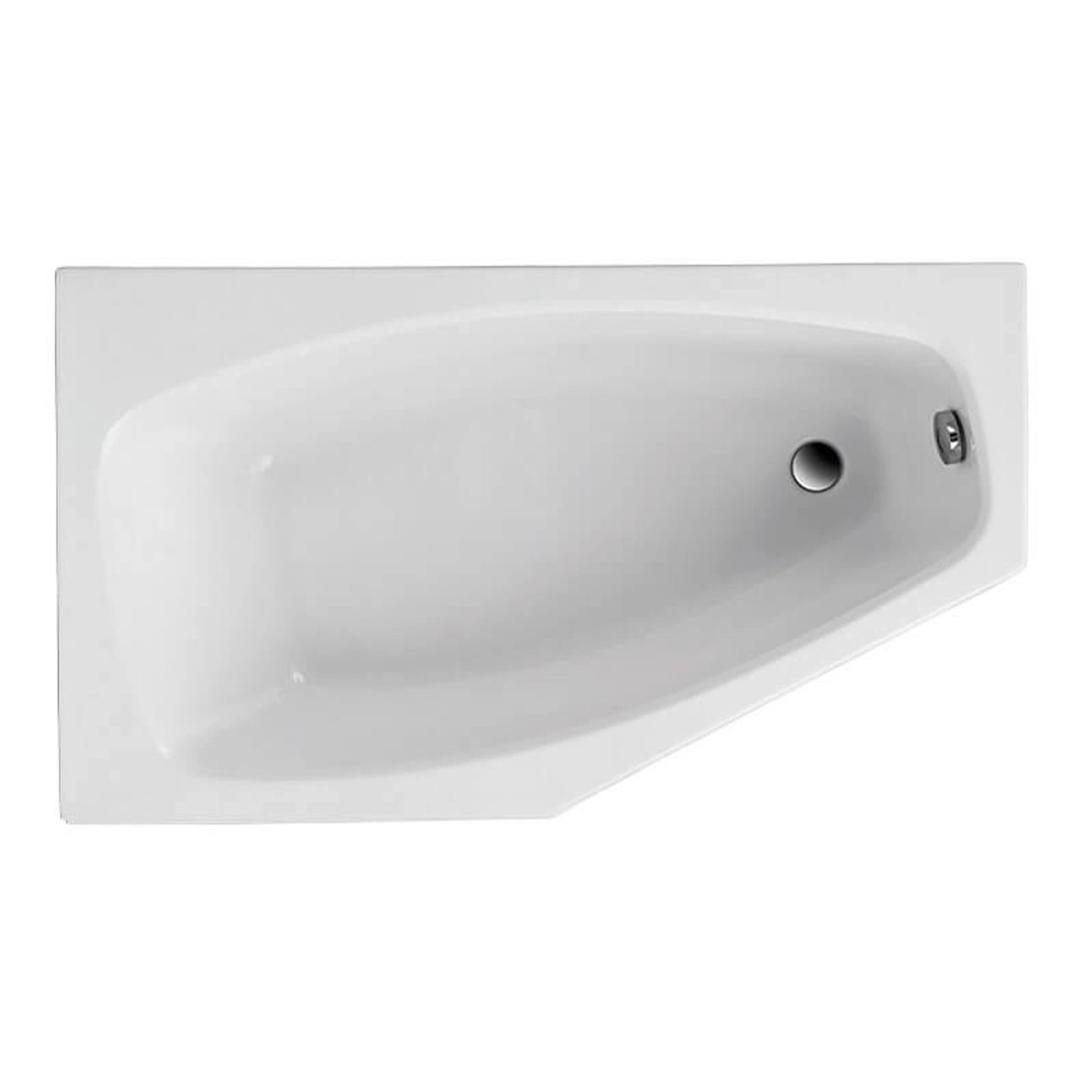 Bad Land Badewanne Eckwanne MARIKA 140x80 Links Ablauf Füße günstig online kaufen