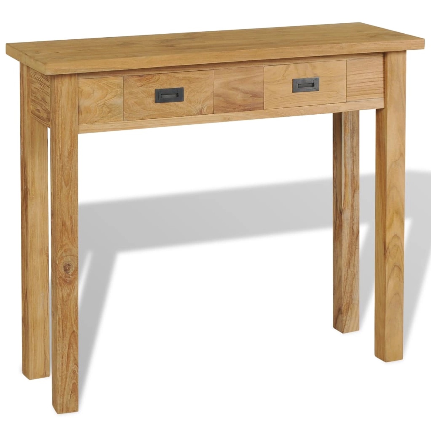 vidaXL Konsolentisch Massivholz Teak 90x30x80 cm 244481 günstig online kaufen