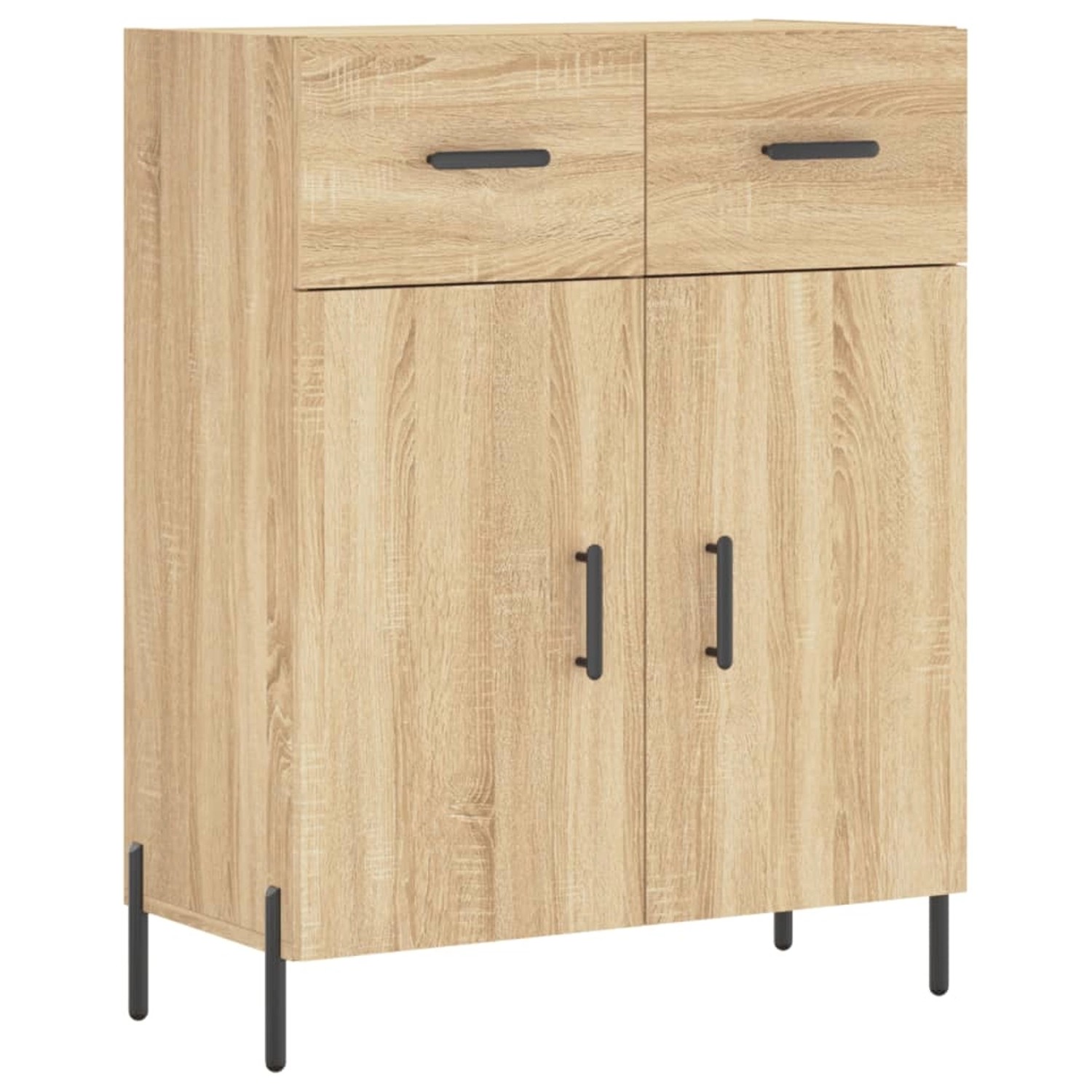 vidaXL Sideboard Sonoma-Eiche 69,5x34x90 cm Holzwerkstoff 827991 günstig online kaufen