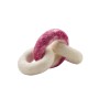 Hunter Katzenspielzeug Burnley Ringe, gefilzte Wollringe in Weiß und Pink, 13 cm.