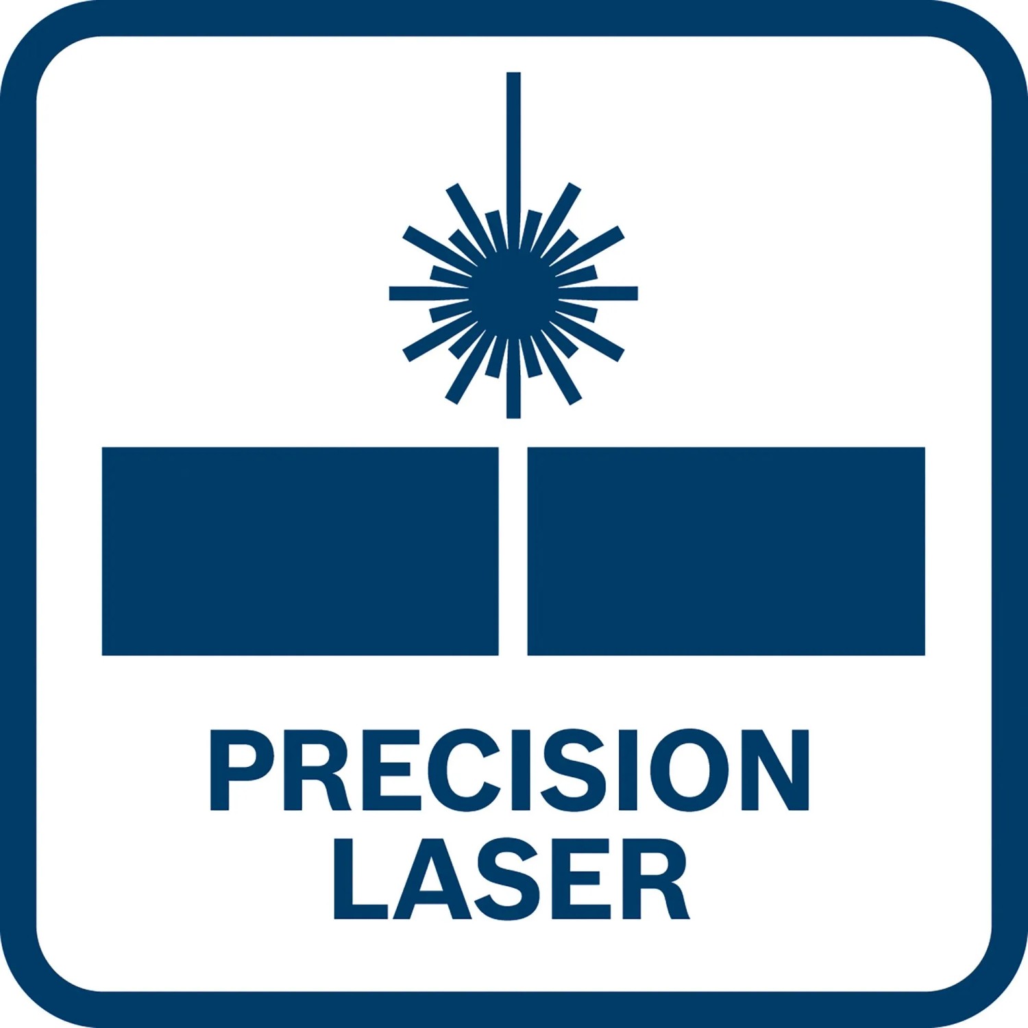 Symbol für Präzisionslaser der Bosch Professional Tischkreissäge GTS 254.
