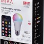Just Light Smart Light Mika E27 10W: LED-Lampe mit Farbwechsel für Stadionatmosphäre im Karton.