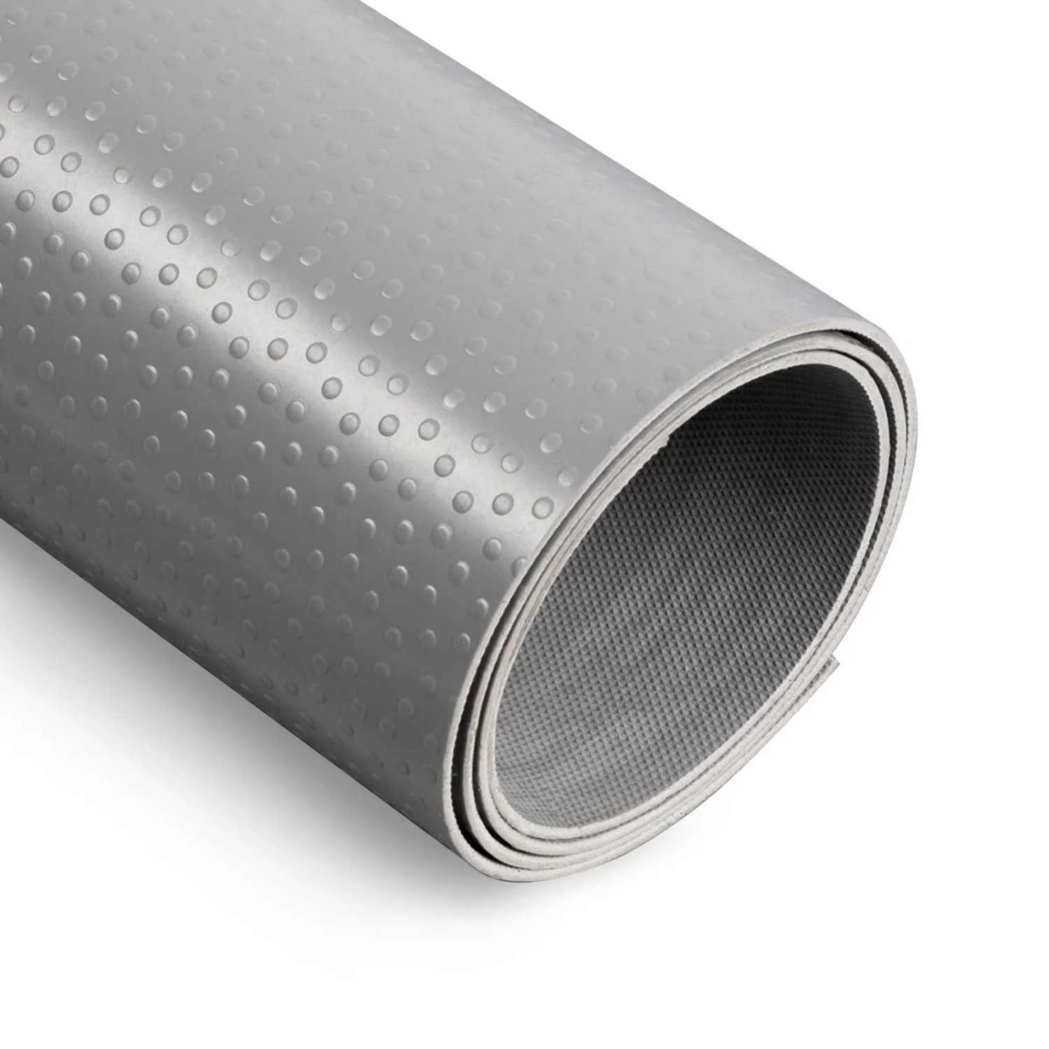 KARAT PVC-Bodenbelag Dots Grau Widerstandsfähig Pflegeleicht 120 x 50 x 0,2 cm