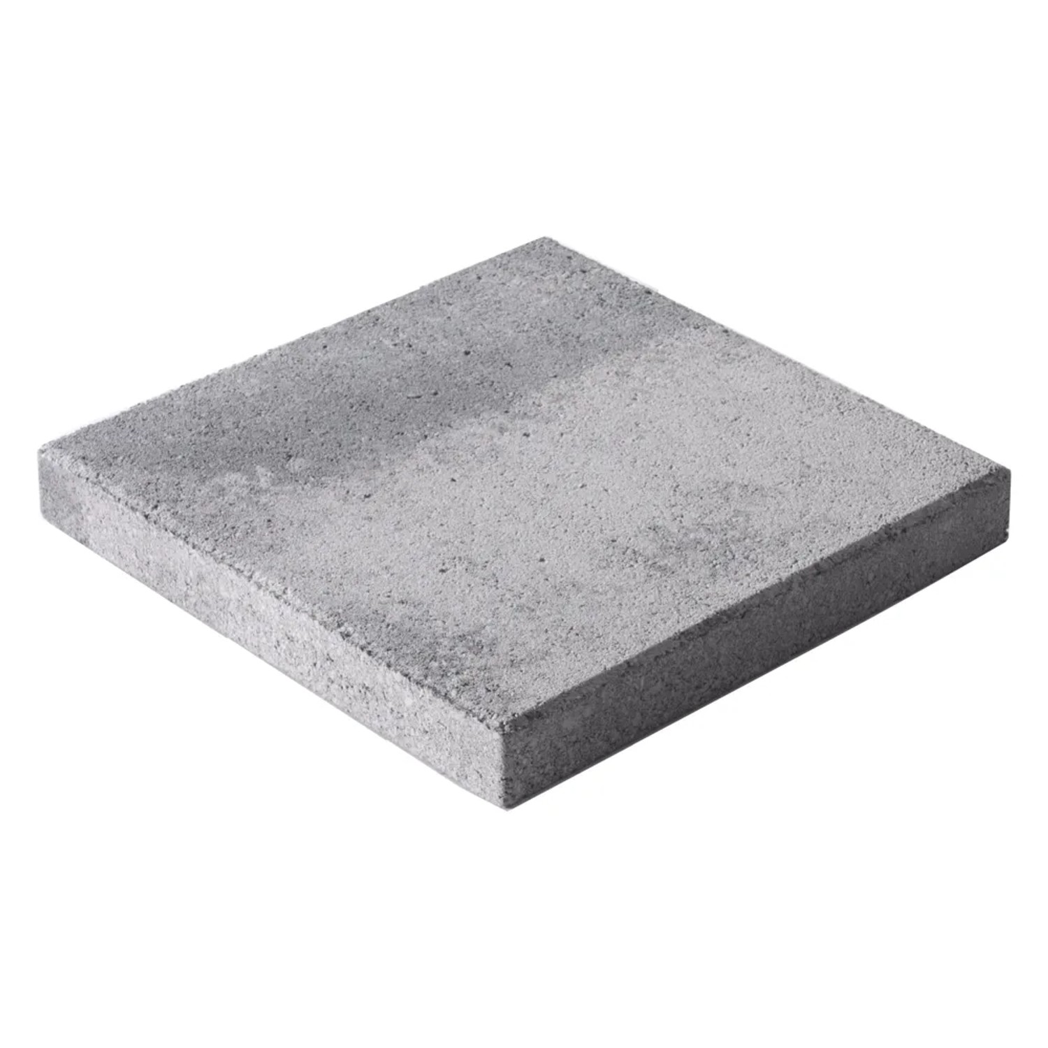 Terrassenplatte Palermo, grau-nuanciert, 40x40x5 cm, aus Beton für Terrasse und Gartenwege.