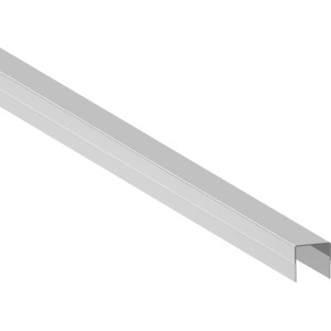 Aluminium Abdeckleiste für Fertigzaun Pfosten, Zubehör für Zaunbau.