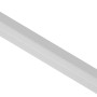 Aluminium Abdeckleiste für Fertigzaun Pfosten, Zubehör für Zaunbau.