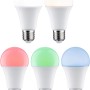 Paulmann E27 LED Lampe, 9W, Glühlampenform, verschiedene Farben und Weißtöne.
