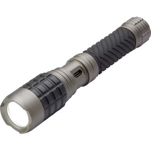 LED-Stabtaschenlampe Z85, 760 lm, Aluminium, Schwarz. Robuste Taschenlampe mit hoher Leuchtkraft.
